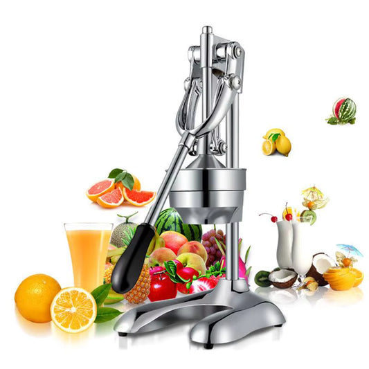 BlendX SteelPress – Manual Stainless Steel Citrus & Pomegranate Juicer