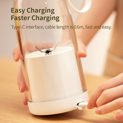 BlendX Portable Juice Maker – Smart USB Citrus & Fruit Blender Cup